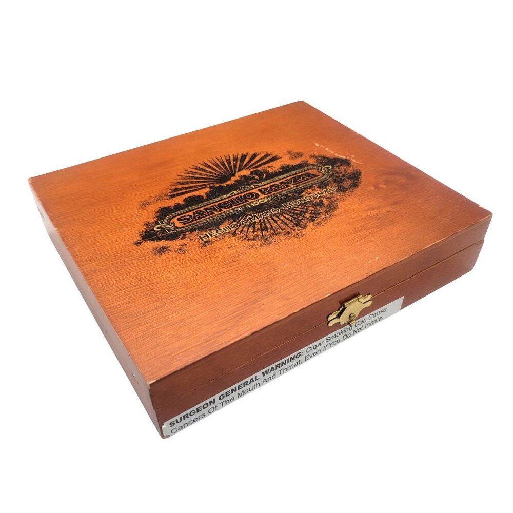 Sancho Panza Glorioso EMPTY Cigar Display Box Storage Decorative Handmade Rustic